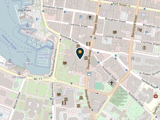 Map showing 720 Douglas St, 720 Douglas Street, Victoria
