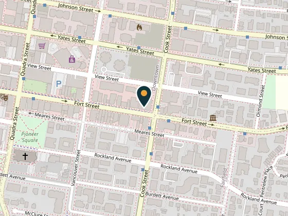 Map showing The Lab Victoria, Fort Street, Victoria, BC, Canada, 1088 Fort Street, Victoria