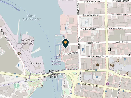 Map showing CRAFT Beer Market Victoria Harbour, 450 Swift Street, Victoria
