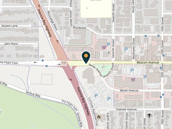 Map showing Beacon Avenue, Beacon Avenue, Sidney
