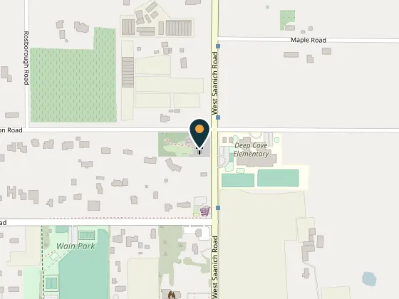 Map showing 10990 West Saanich Road, 10990 West Saanich Road, North Saanich